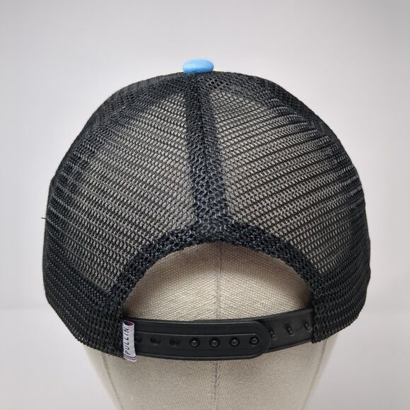Pullin Mountain Snapback Trucker Hat Multicolor One Size Mesh Back - Picture 5 of 8
